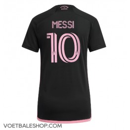 Inter Miami Lionel Messi #10 Uit tenue Dames 2023-24 Korte Mouw